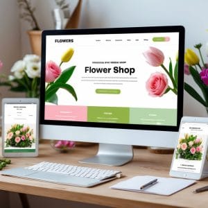 Guide til professionel hjemmeside til en blomsterforretning